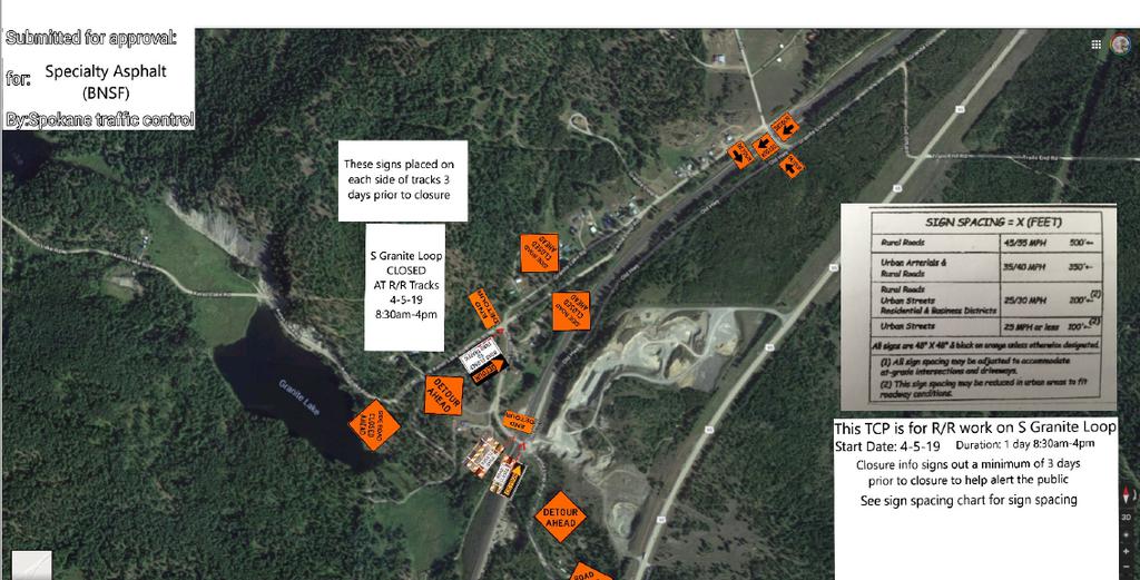 BNSF TRAFFIC CONTROL PLAN GRANITE LOOP CROSSING CLOSURE FOR MAINTENANCE.PNG